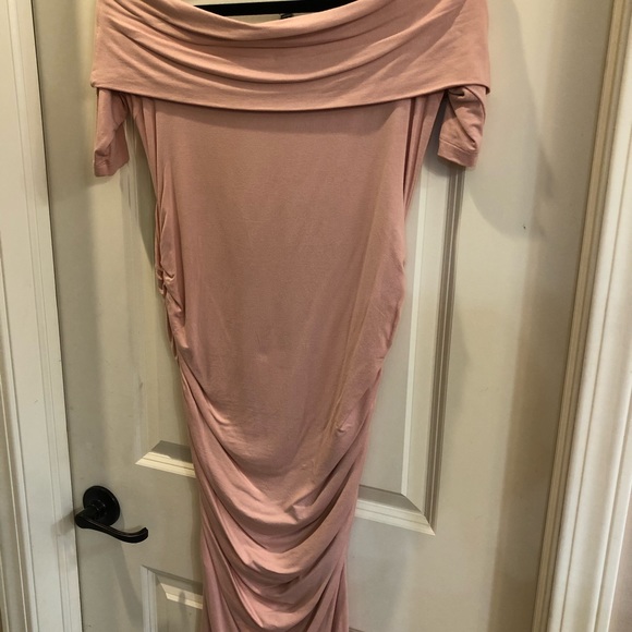 Isabella Oliver small maternity light pink sleeveless dress - Picture 3 of 4